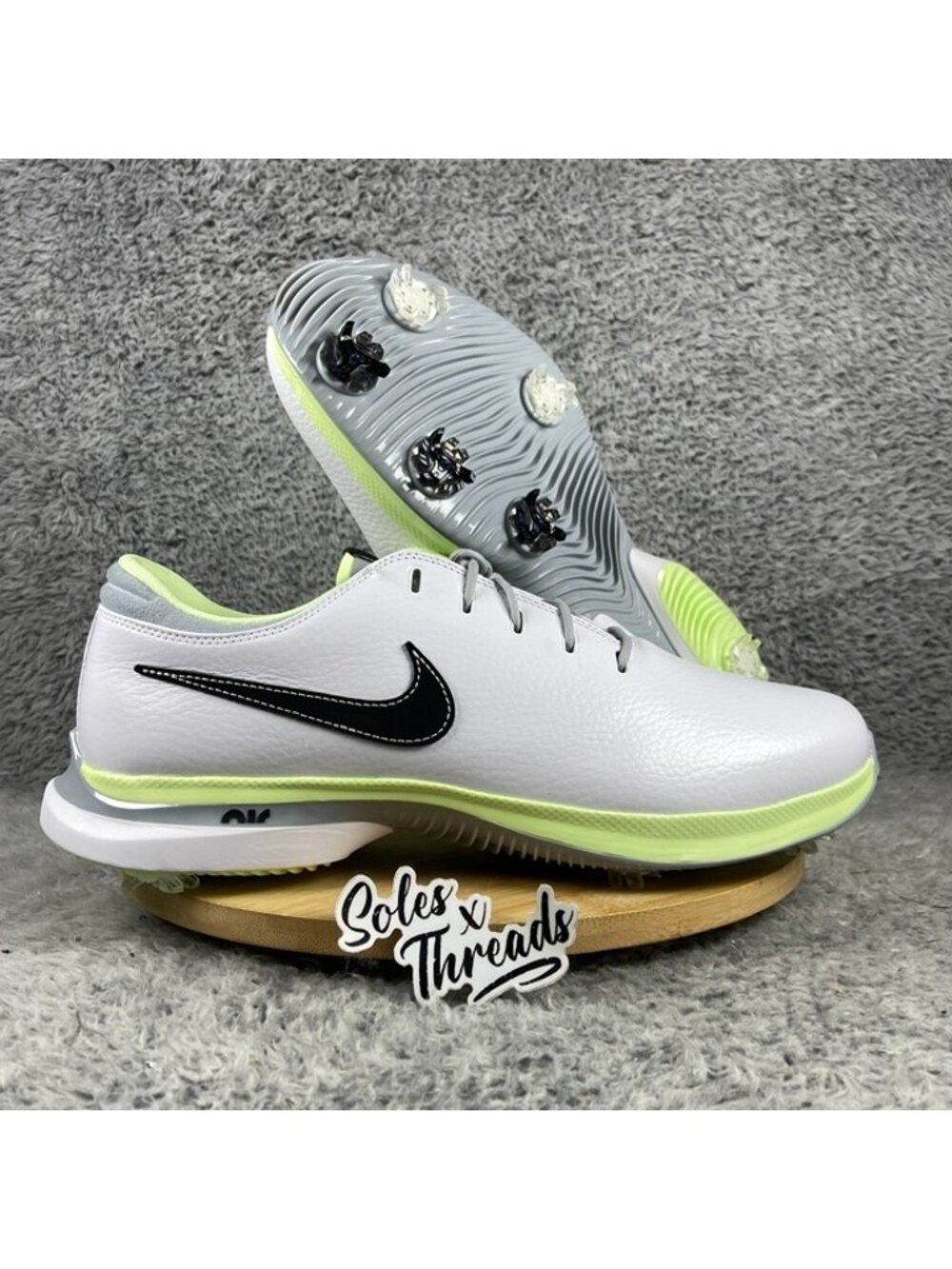 Nike Air Zoom Victory Tour 3 Golf Spikes Sz 12.5 Men Grey Barely Volt DX9025-105